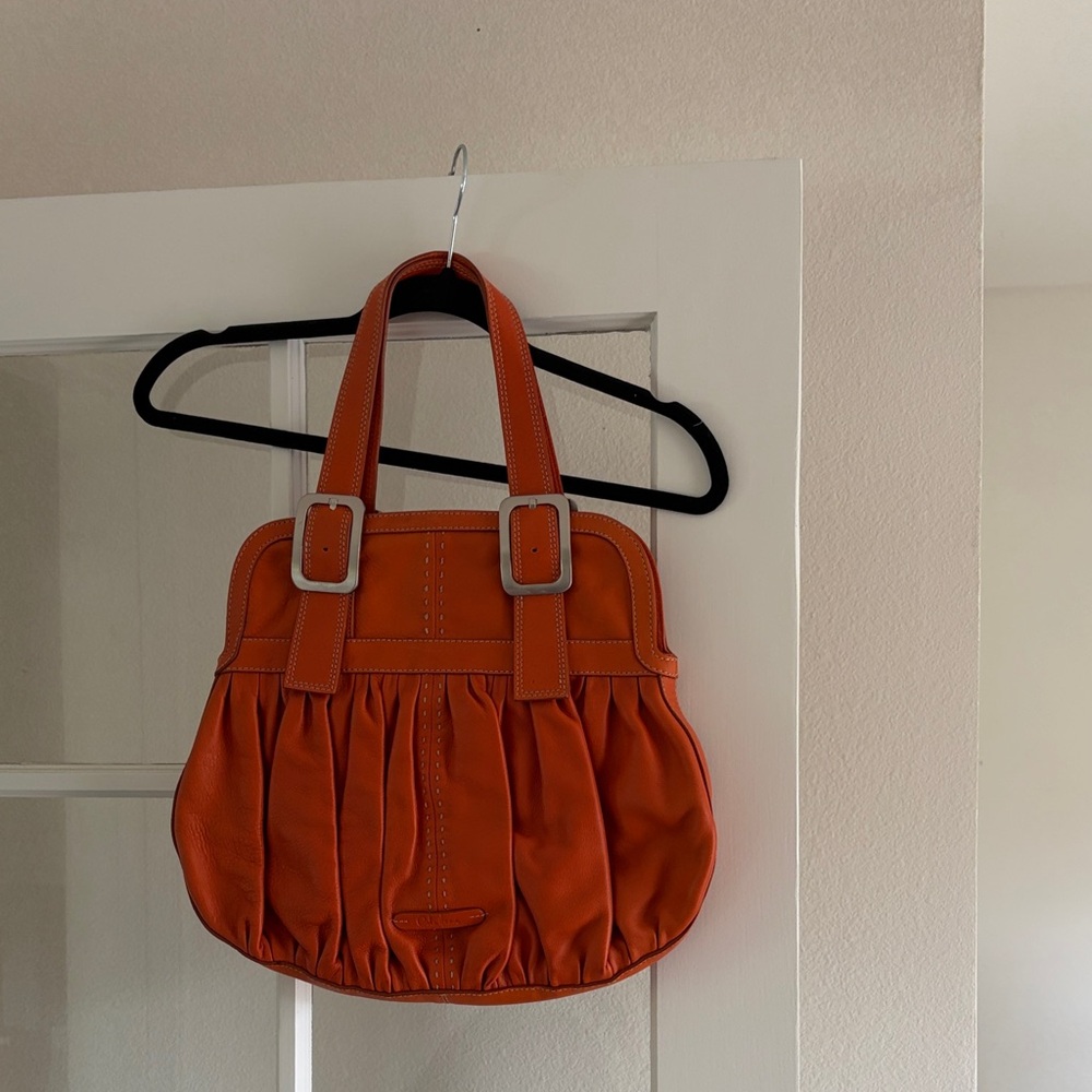 Cole Haan Vibrant Orange Shoulder Bag. Discontinued style, like new.